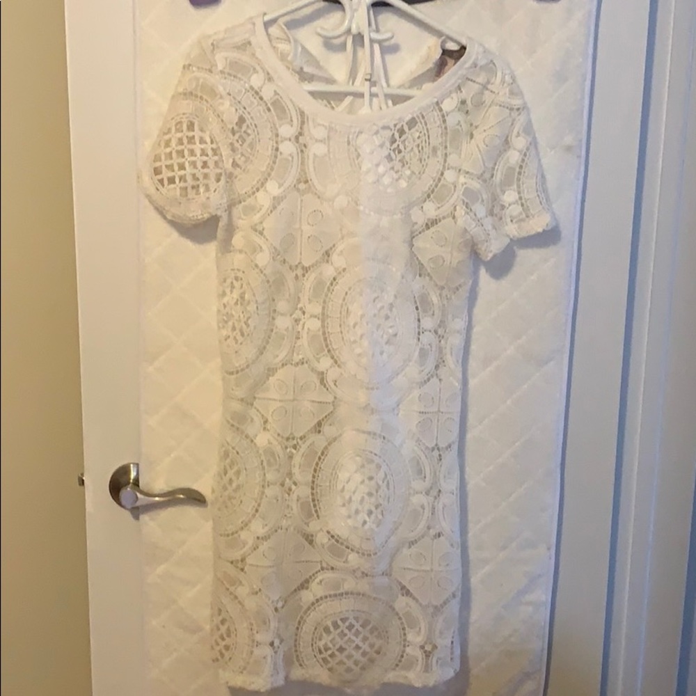 White forever 21 lace dress